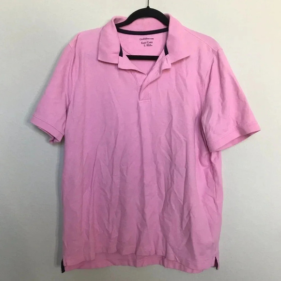 Croft & Barrow Pink Easy Care Polo Shirt - Picture 2 of 5
